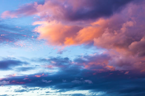 istock Red and Orange Skies Wispy Clouds Blue Sky Cloudscape Colorado Outdoors Background Photo Series 1385459143
