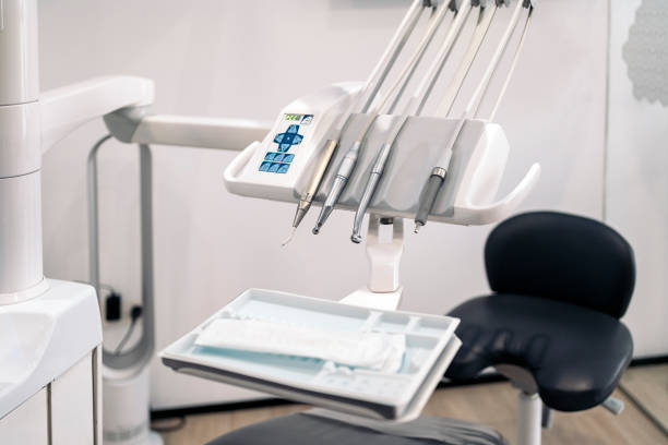 istock Modern Dental Clinic Equipment Portrait 1385461189