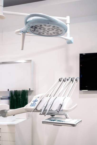 istock Modern Dental Clinic Equipment Portrait 1385461253