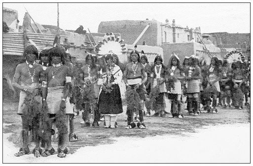 Antique travel photographs of Grand Canyon: Pueblo people