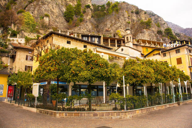 the Lovely Town of Limone on the shores of Lake Garda on Northern Italy