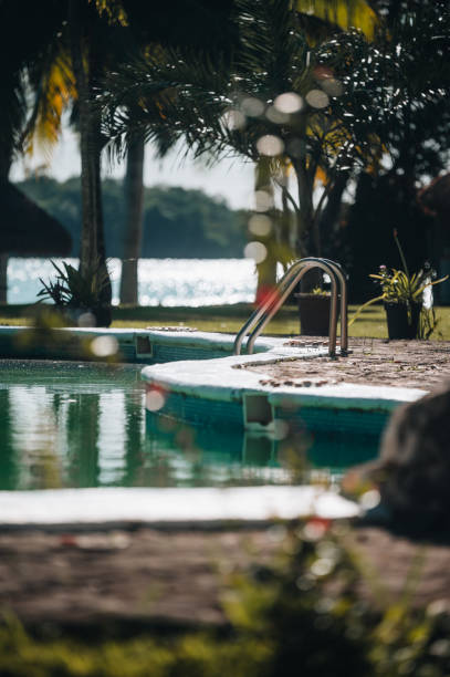 Swimming pool by the sea