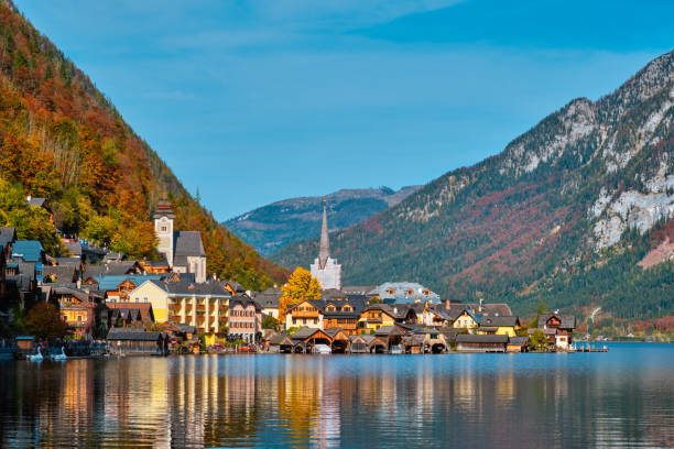 istock Hallstatt village, Austria 1385480579