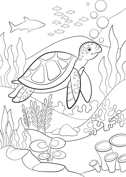 Seascape Coloring Pages