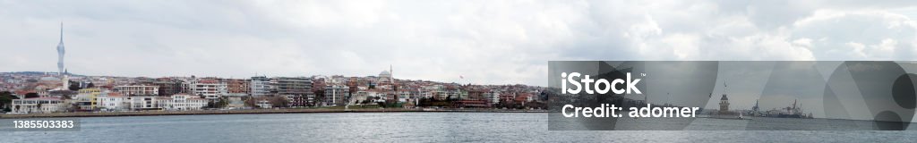 İstanbul ,Üsküdar Salacak and Maiden's Tower Üsküdar Salacak and Maiden's Tower Architecture Stock Photo