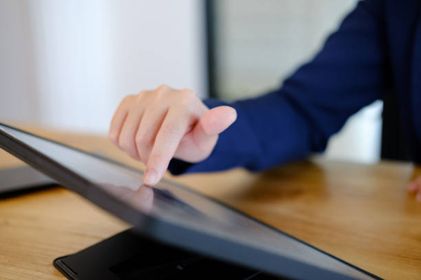 istock Using online connect technology for business, education and communication. 1385521745