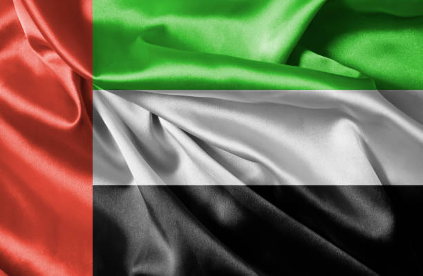 istock United Arab Emirates waving flag 1385525513