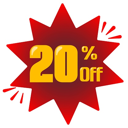 RED AND YELLOW - 20 OFF PERCENT