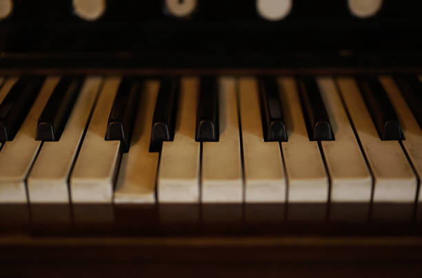 istock An old organ placed in an old elementary school classroom 1385563929