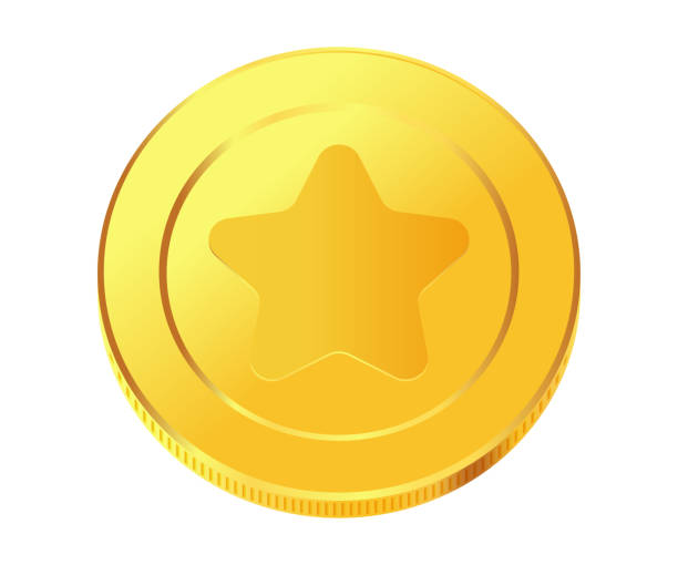 istock Set of rotating gold coins. 3d coins. Golden money set. 1385568298