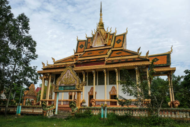 istock Toek Vil Pagoda in Kampot, Cambodia. 1385603385
