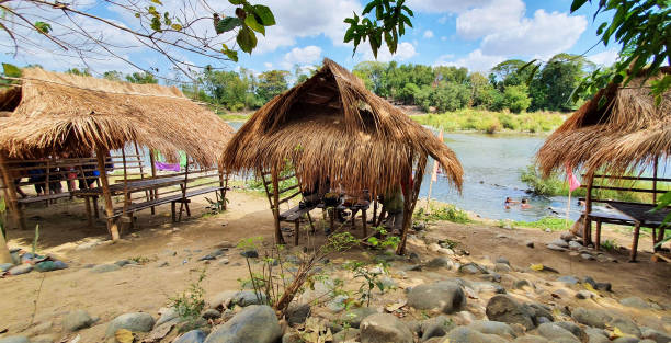 istock Cottages near the river at Tarlac 1385605163