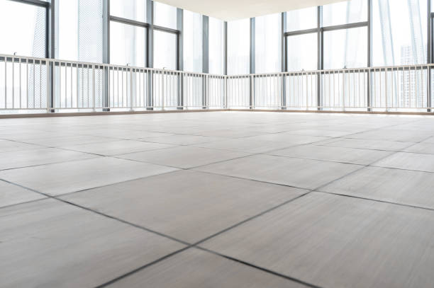 istock The empty rooms of the modern library. 1385608428