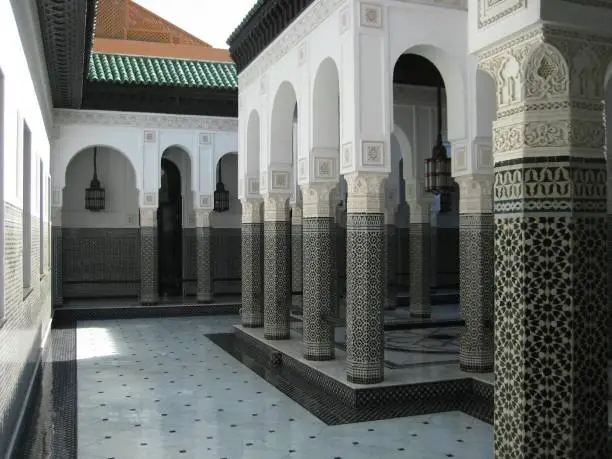 Photo of Arabesque decoration, Marrakech, Morocco