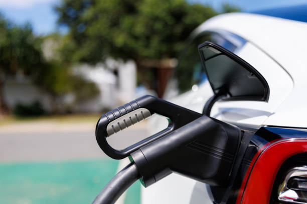 istock Electric vehicle charging 1385622045