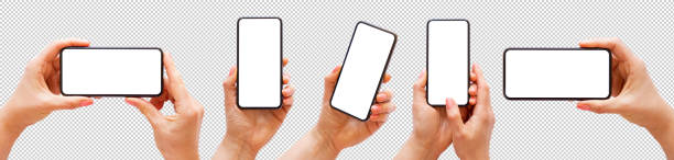 kuvapankkikuvat ja rojaltivapaat kuvat aiheesta nainen pitelee matkapuhelinta kädessään - pitää sylissä