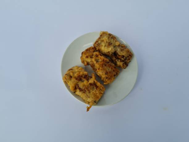 Fried menjes tempeh Tempe made from fermented soybeans, fried with flour and other seasonings oligosaccharide stock pictures, royalty-free photos & images