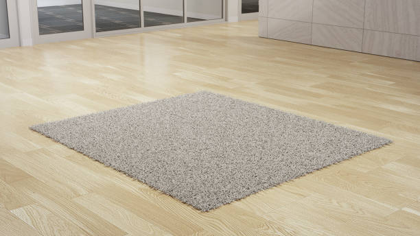 tapis et mur blanc de salon lumineux dans une maison ou un appartement moderne. - rug photos et images de collection