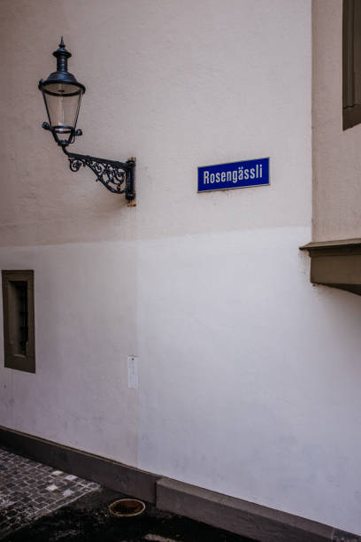 istock Information Sign On Wall Of Building 1385637184
