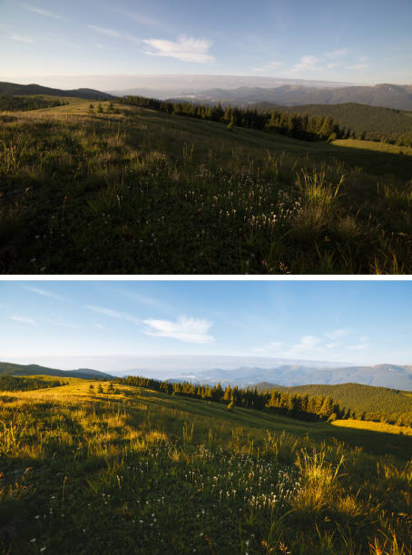 istock Amazing mountain view. Location Carpathian mountains, Ukraine, Europe. 1385648507