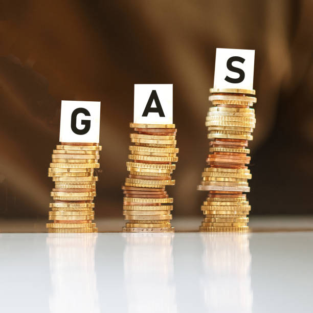 istock Gas price rising concept 1385657393