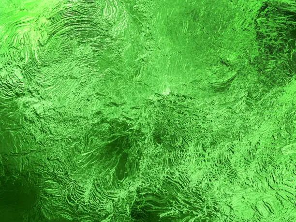 Photo of Green foil texture