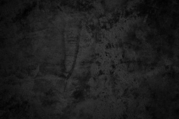 istock Black rough concrete wall texture background. Polished concrete grunge surface. 1385658609