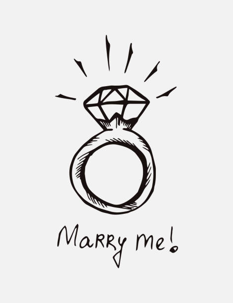 ダイヤモンドのリング。 - ring gold vertical wedding点のイラスト素材／クリップアート素材／マンガ��素材／アイコン素材