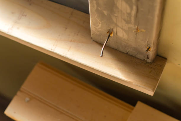 istock Wood framing or casing, material supply, idea of inflation and resource scarcity 1385668384