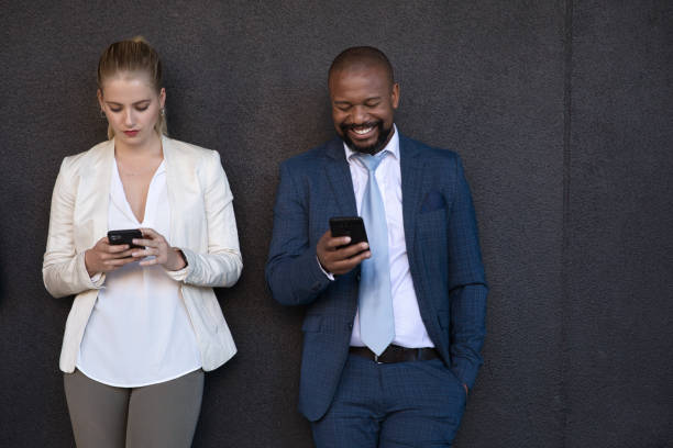 istock Business people on their phones 1385677820