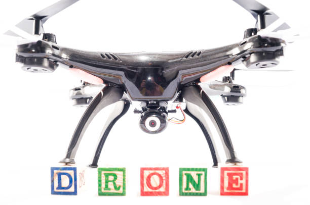istock Modern Technology Copter closeup Aircraft Drone 1385680017