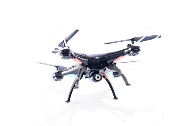 istock Modern Technology Copter closeup Aircraft Drone 1385680309