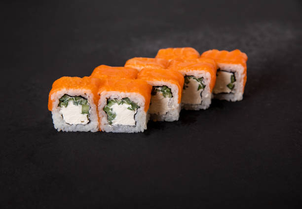 istock traditional Japanese sushi. Japanese kitchen. 1385690020