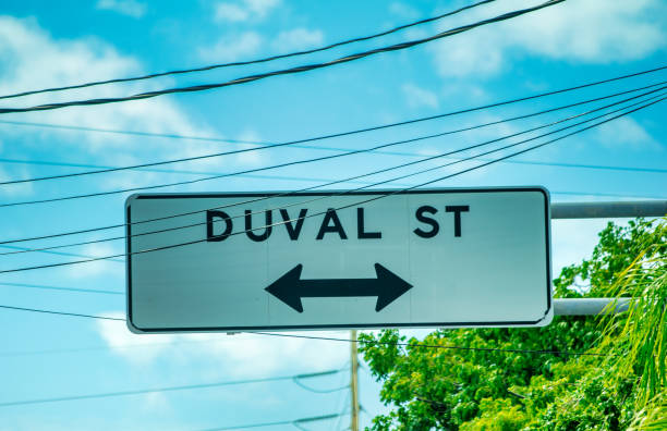 istock Duval Street sign in Key West, Florida. 1385695443