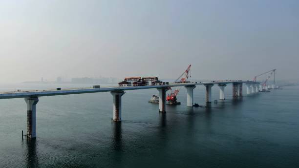 istock sea ​​road, sea bridge 1385696058