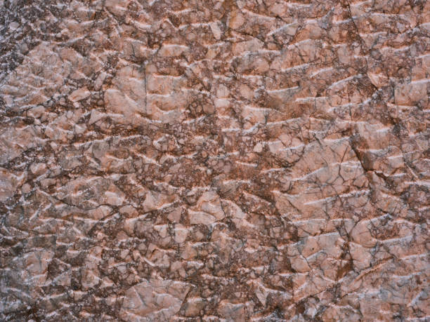 texture of a hard and weathered granite stone