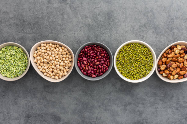 istock Different types of legumes in bowls 1385706898