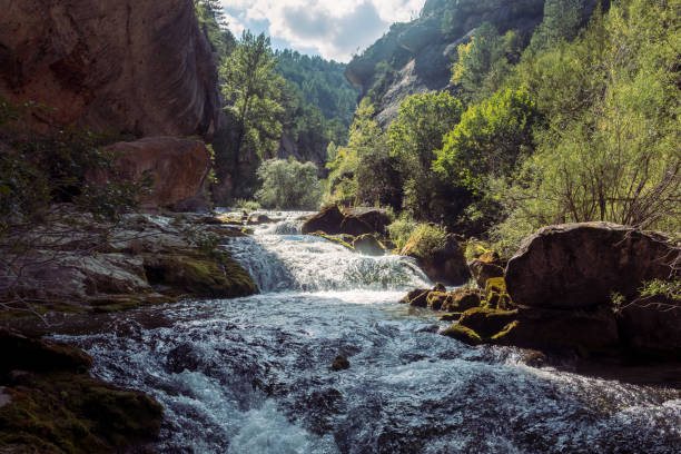 Birth of the Pitarque river. Province of Teruel