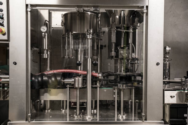 Part of Bottling Machine in Winemaking Industry.