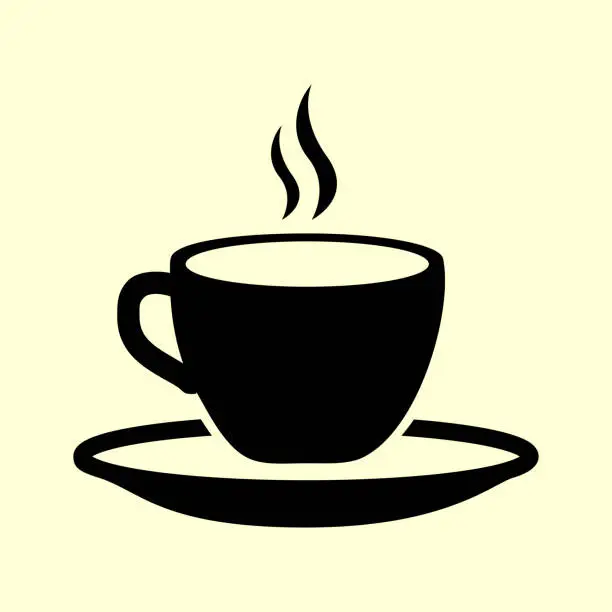 Vector illustration of Icône tasse de café