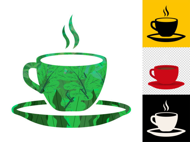 Icône tasse de café Vector icon and illustration in HD very easy to make edits. tasse café stock illustrations