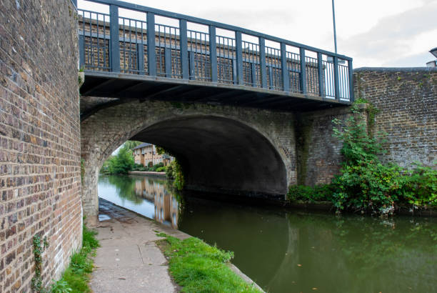 istock Reflection under a bridge in the Grand Union Canal, England. 1385732907