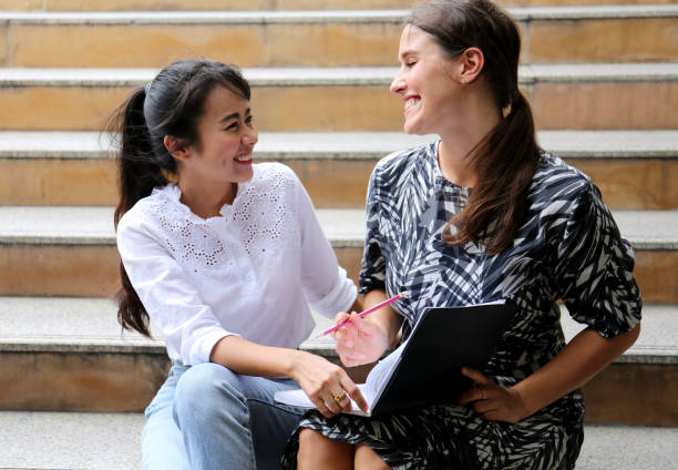 istock Happiness young friendship resting during the holidays. 1385733040