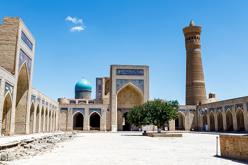 Poi Kalyan Mosque in Bukhara, Uzbekistan, Central Asia