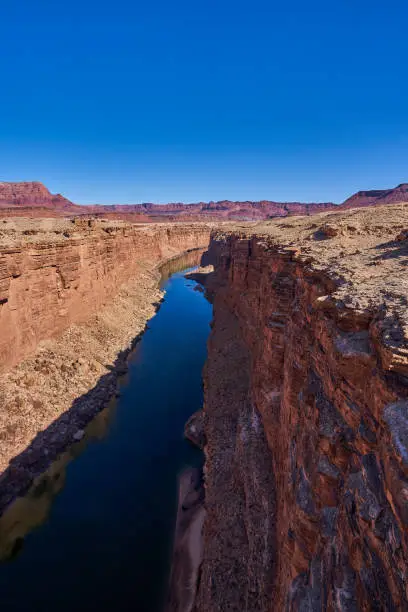Photo of Famous Colorado River in the Glen Canyon National Recreation Area in Page Arizona  USA