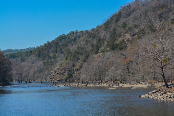 istock Mountain Fork River winding through Beavers Bend State Park in Broken Bow, Oklahoma 1385742680