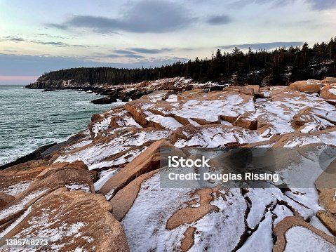 istock Acadia National Park - Winter 1385748273