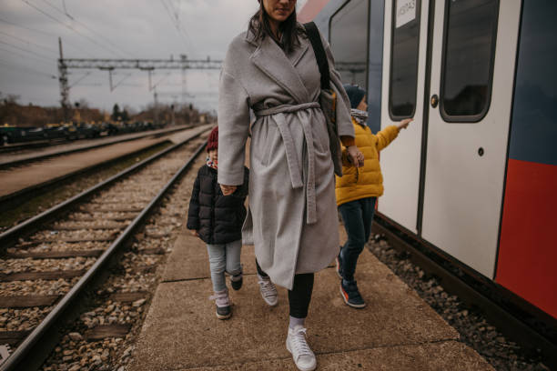 istock Family going on a journey 1385749794
