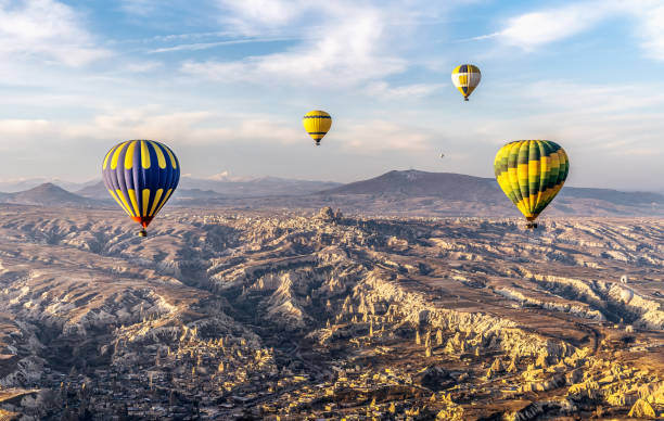 istock Cappadocia valley at sunrise 1385760804