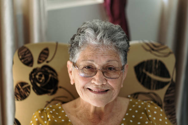 istock Happy senior woman 1385761642